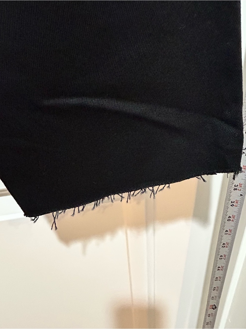 Express womens size 10S Black straight high rise Jeans. Shiny sequins Distressed - Picture 9 of 13